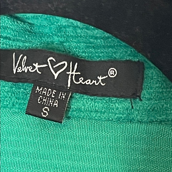 Velvet Heart Corduroy Shacket Green Button Up Overshirt Jacket Women’s S NWOT - Picture 2 of 11